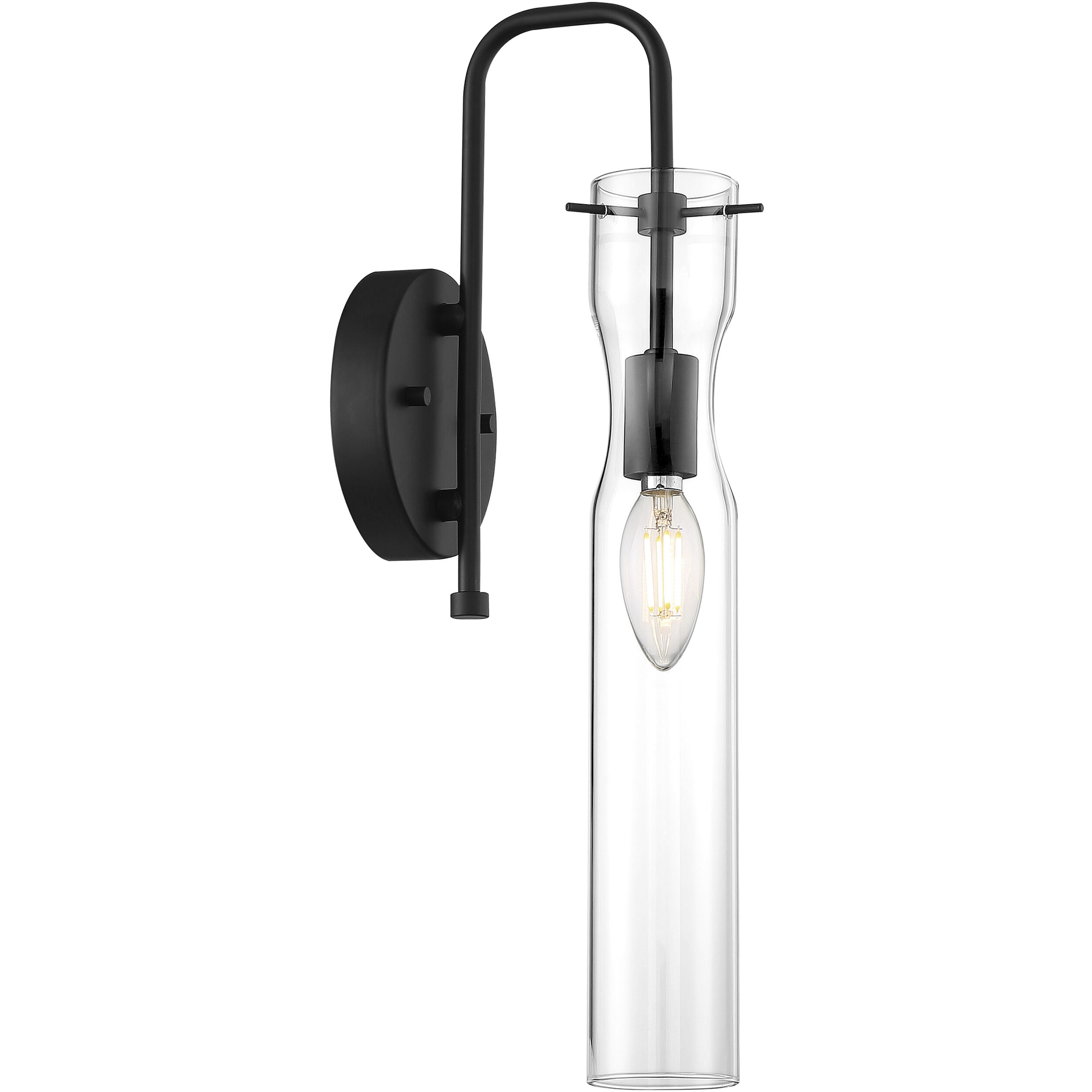 Spyglass 1 Light 5 inch Black Vanity Light Wall Light