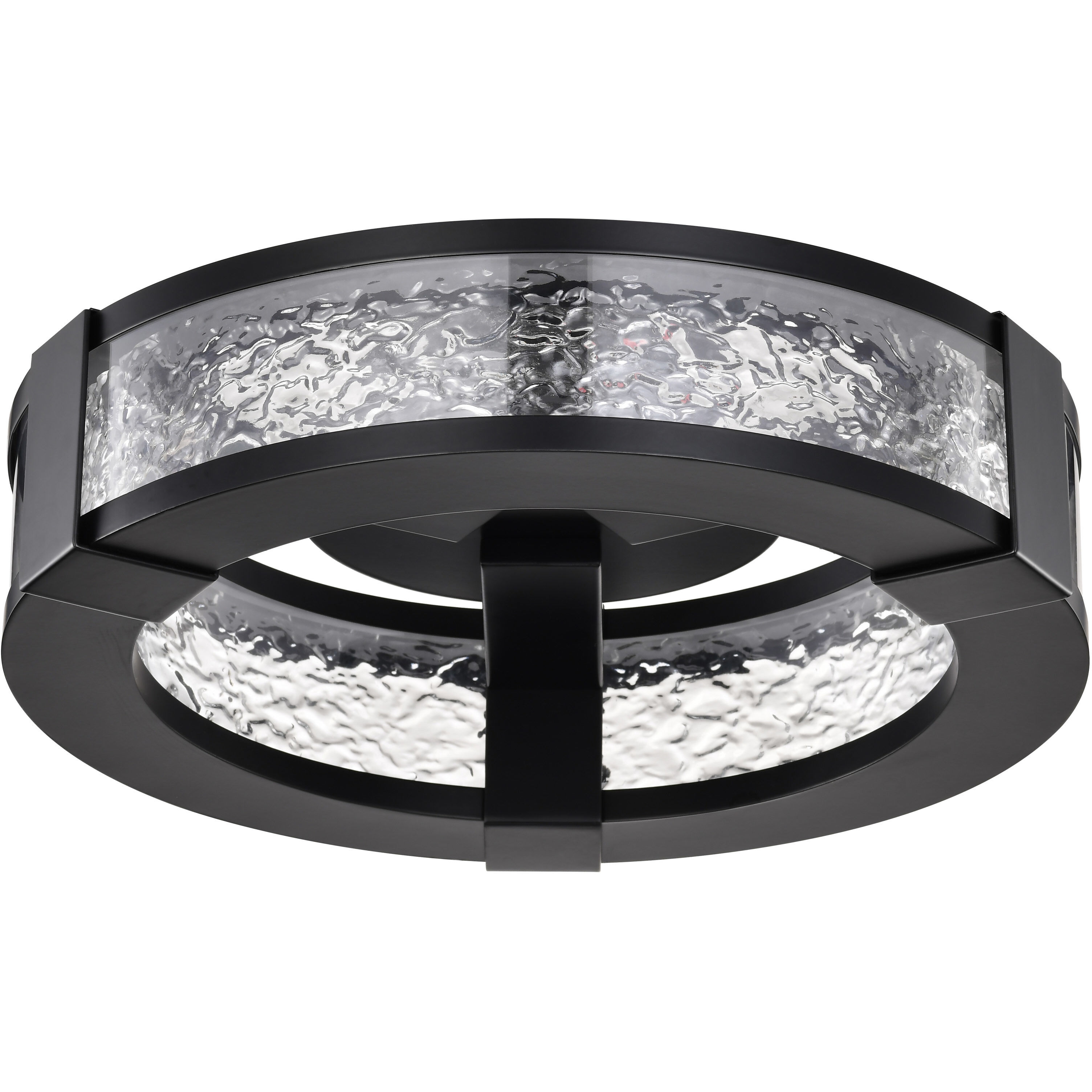 Darrow LED 13.25 inch Matte Black Flush Mount Ceiling Light