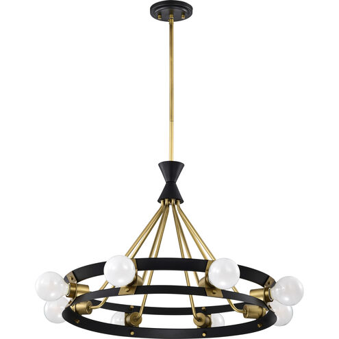 Marsden 8 Light 23.13 inch Matte Black Chandelier Ceiling Light