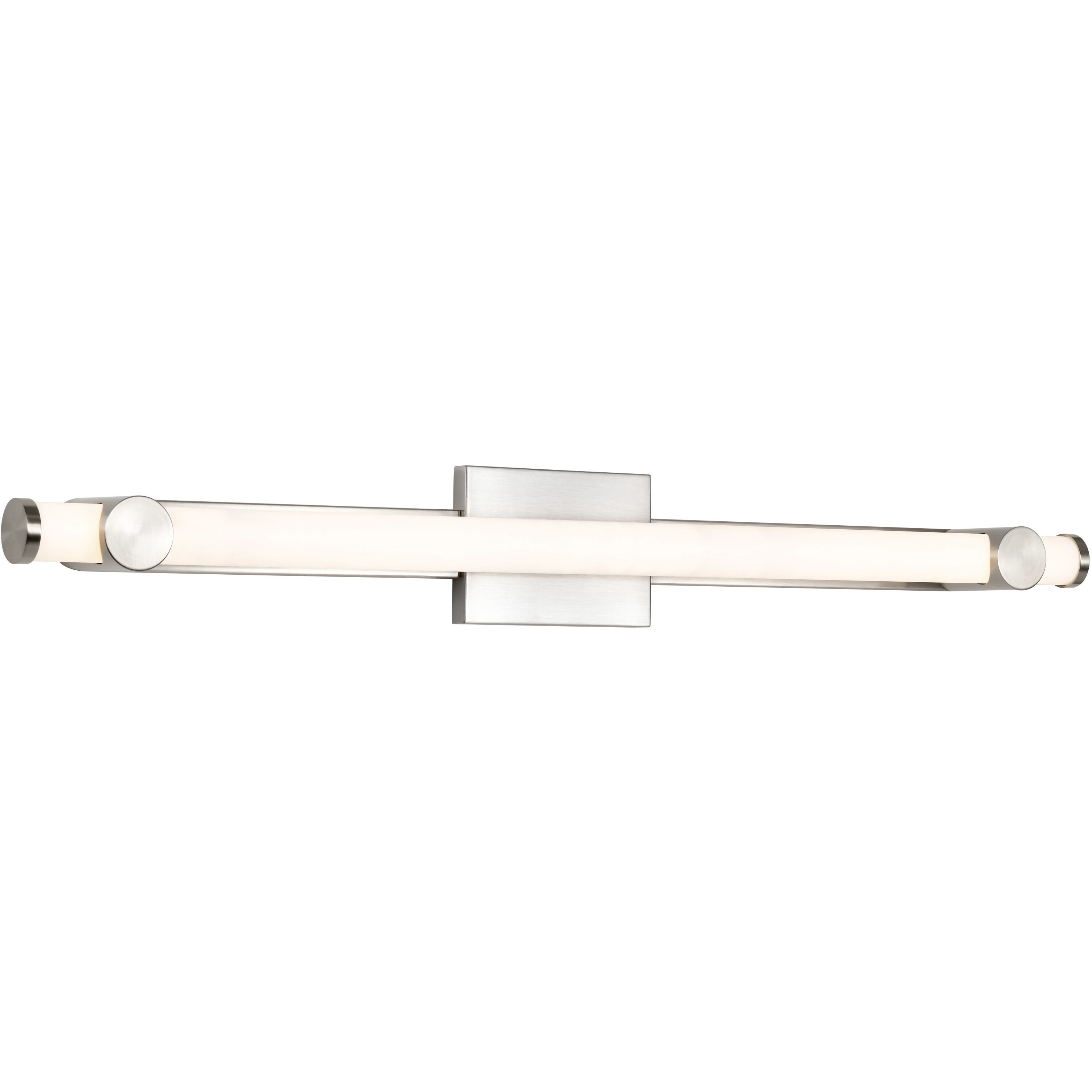 Bowman LED 35.88 inch Brushed Nickel Vanity Light Wall Light