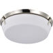 Rowen 4 Light 18.5 inch Brushed Nickel Flush Mount Ceiling Light