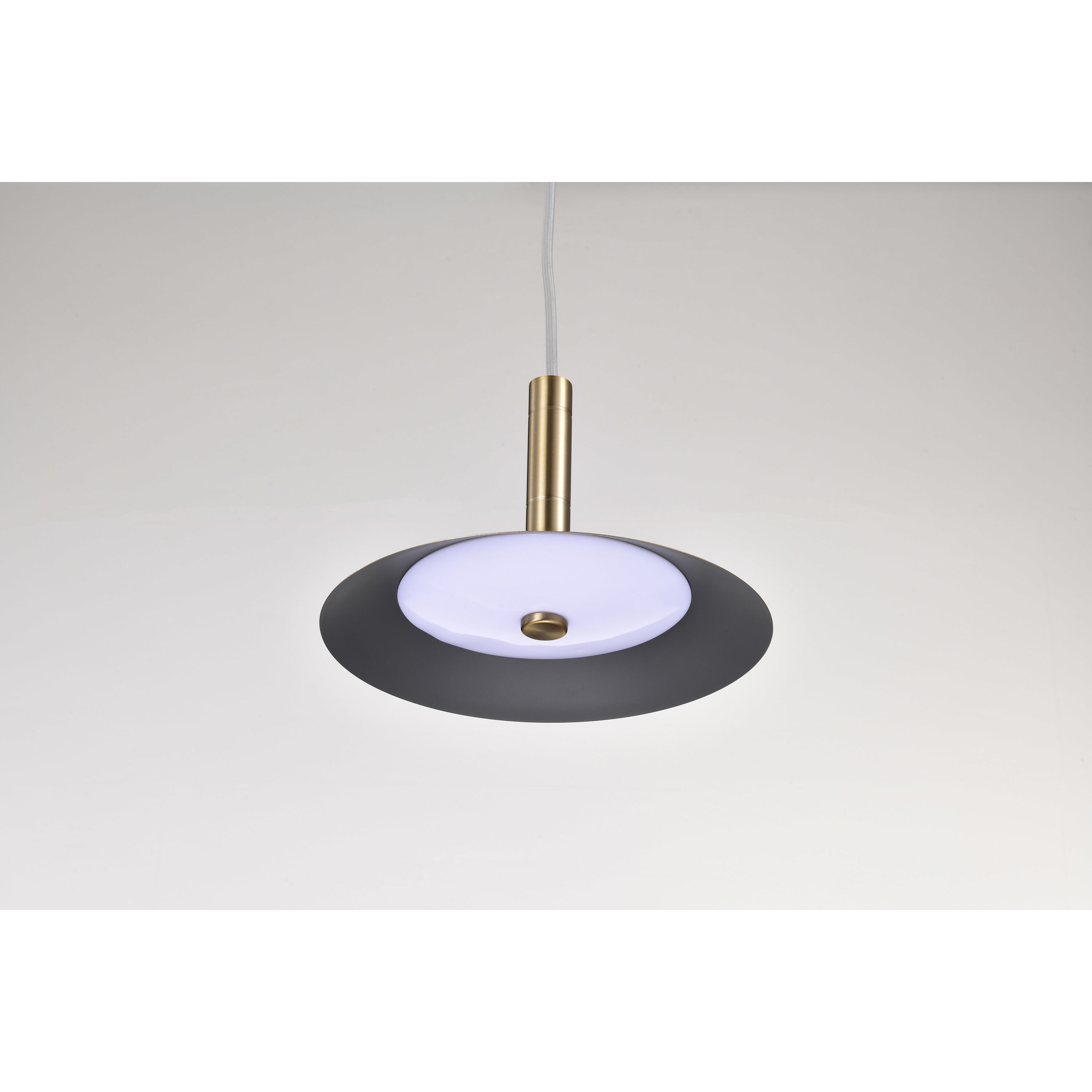 Corrine LED 9.88 inch Burnished Brass Pendant Ceiling Light