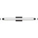 Bowman LED 35.88 inch Matte Black Vanity Light Wall Light