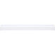 Brentwood LED White Linear Strip Ceiling Light, Strip Fixture