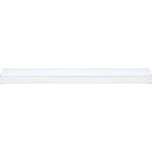 Brentwood LED White Linear Strip Ceiling Light, Strip Fixture
