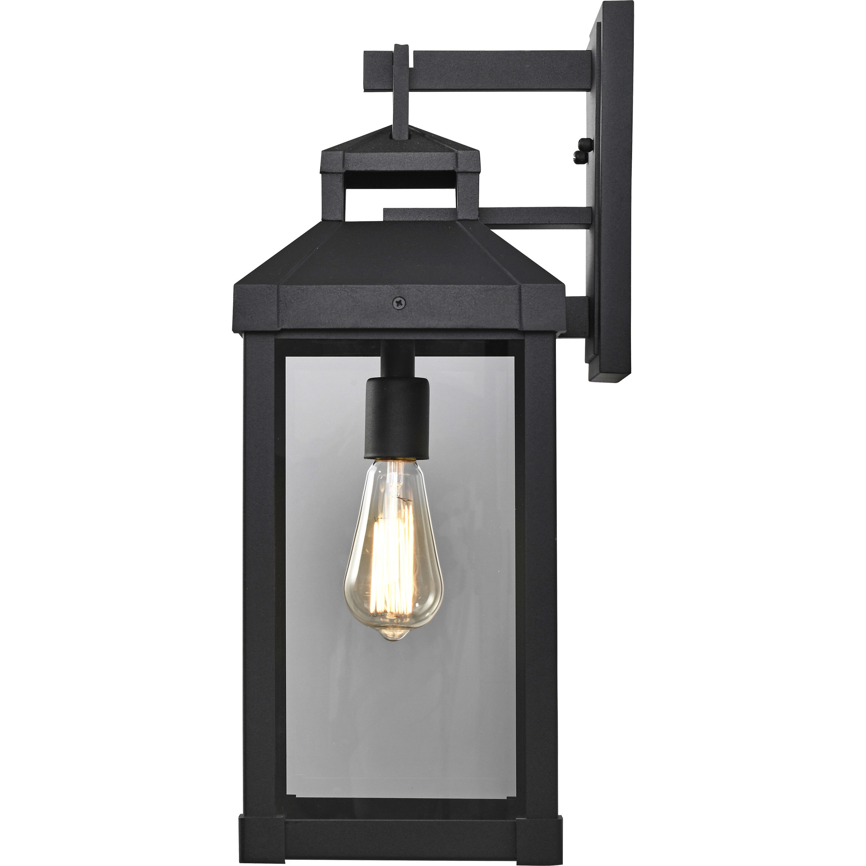 Corning 1 Light 20 inch Matte Black Outdoor Wall Sconce