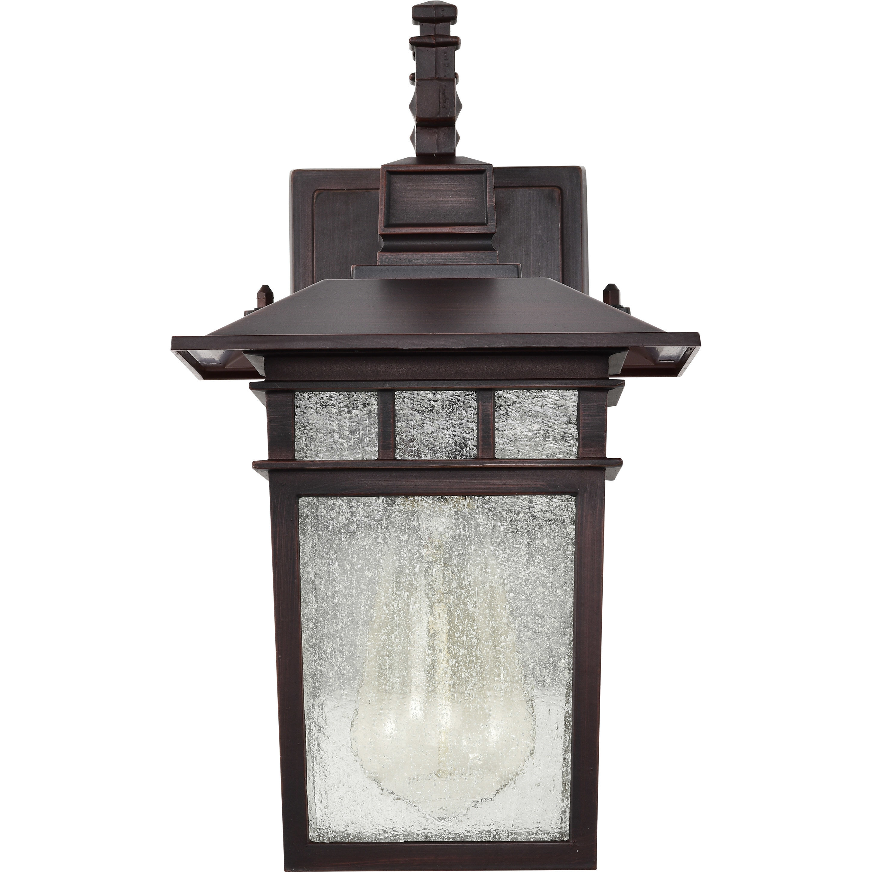 Cove Neck 1 Light 12 inch Rustic Bronze Outdoor Wall Lantern
