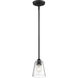 Bransel 1 Light 5 inch Matte Black Pendant Ceiling Light