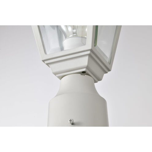 Briton 1 Light 14 inch White Outdoor Post Lantern