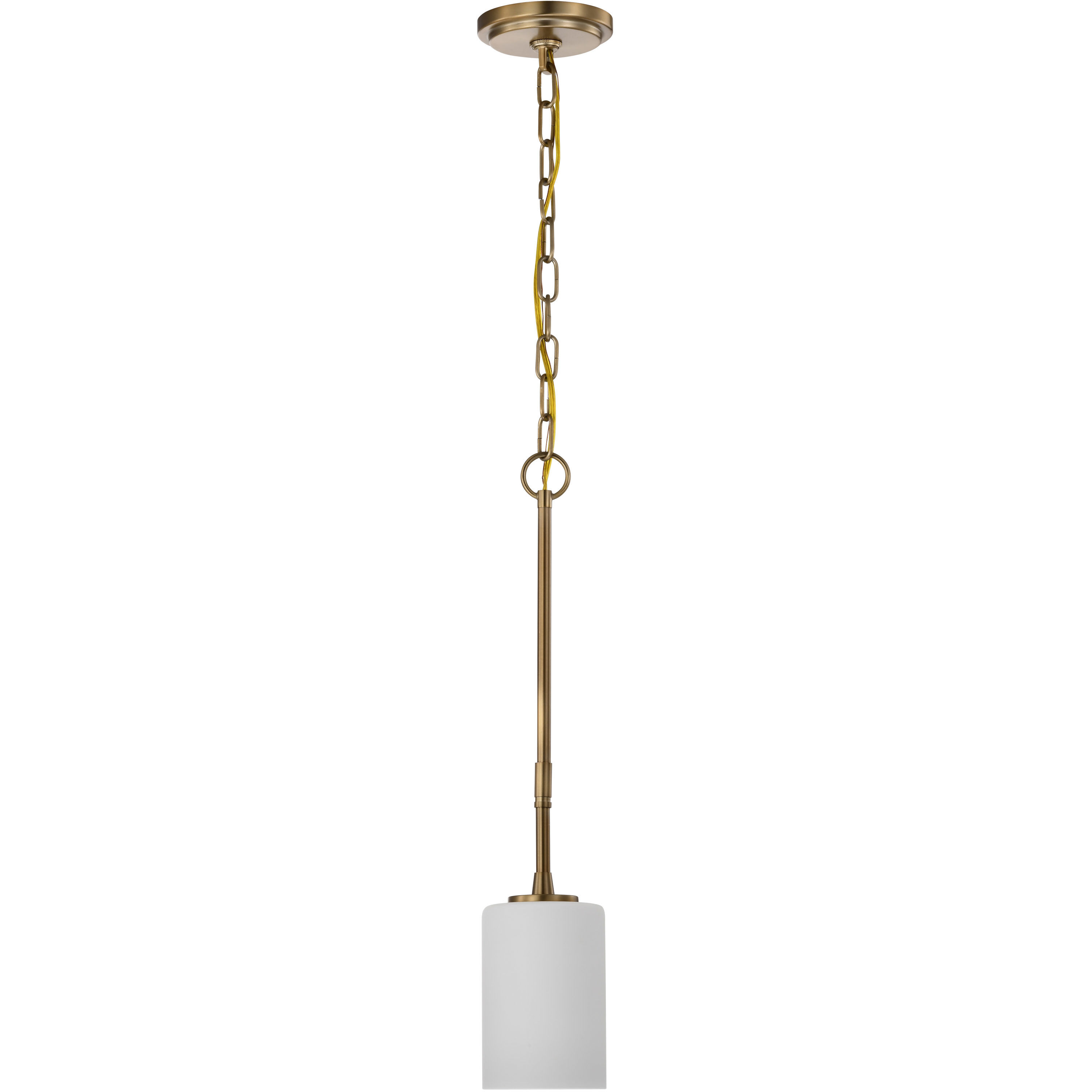 Liam 4.13 inch Burnished Brass Pendant Ceiling Light