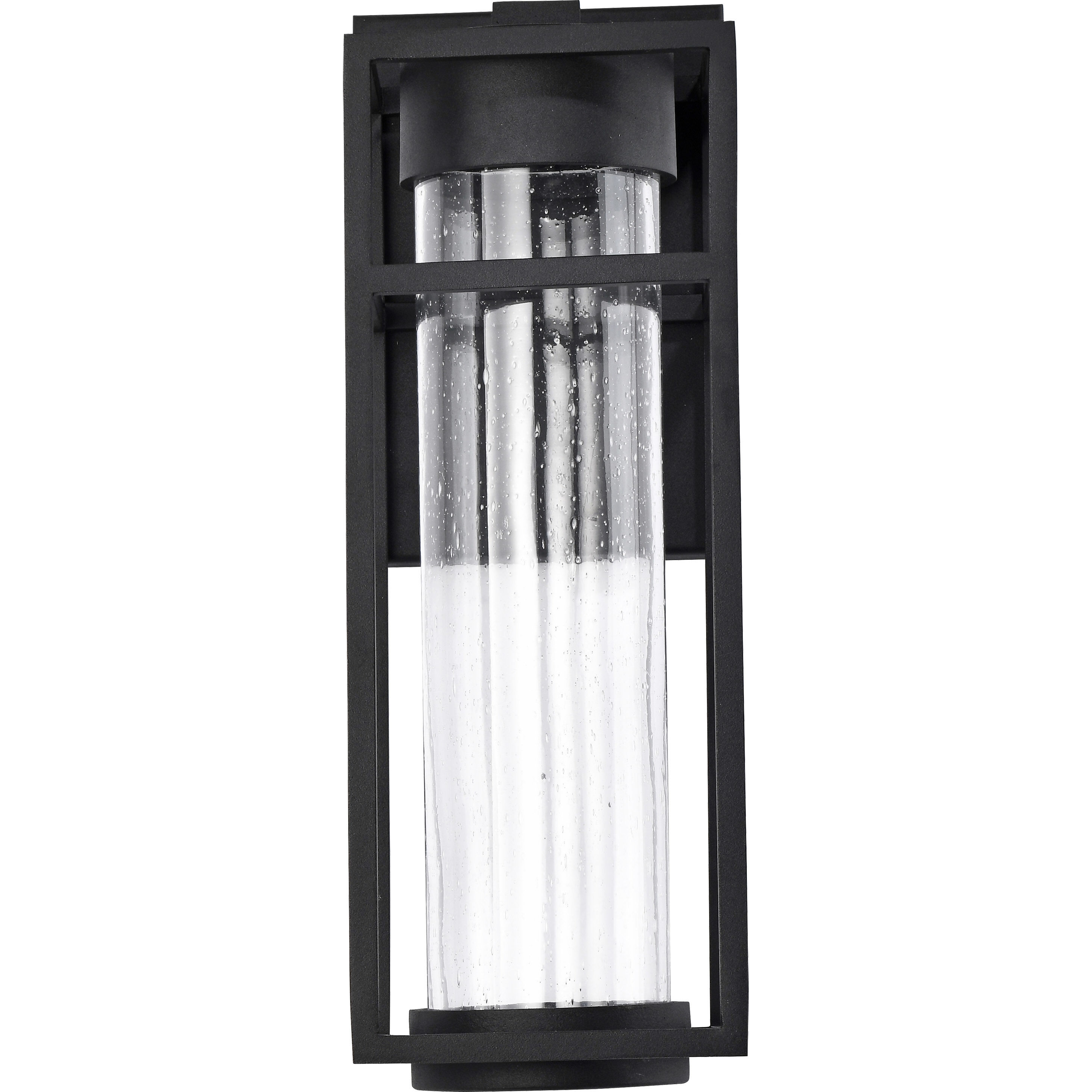 Ledges LED 16 inch Matte Black Outdoor Wall Sconce