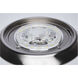 ColorQuick LED 9.49 inch Brushed Nickel Close-to-Ceiling LED Disk Ceiling Light