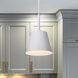 Alexis 1 Light 11 inch Matte White Pendant Ceiling Light