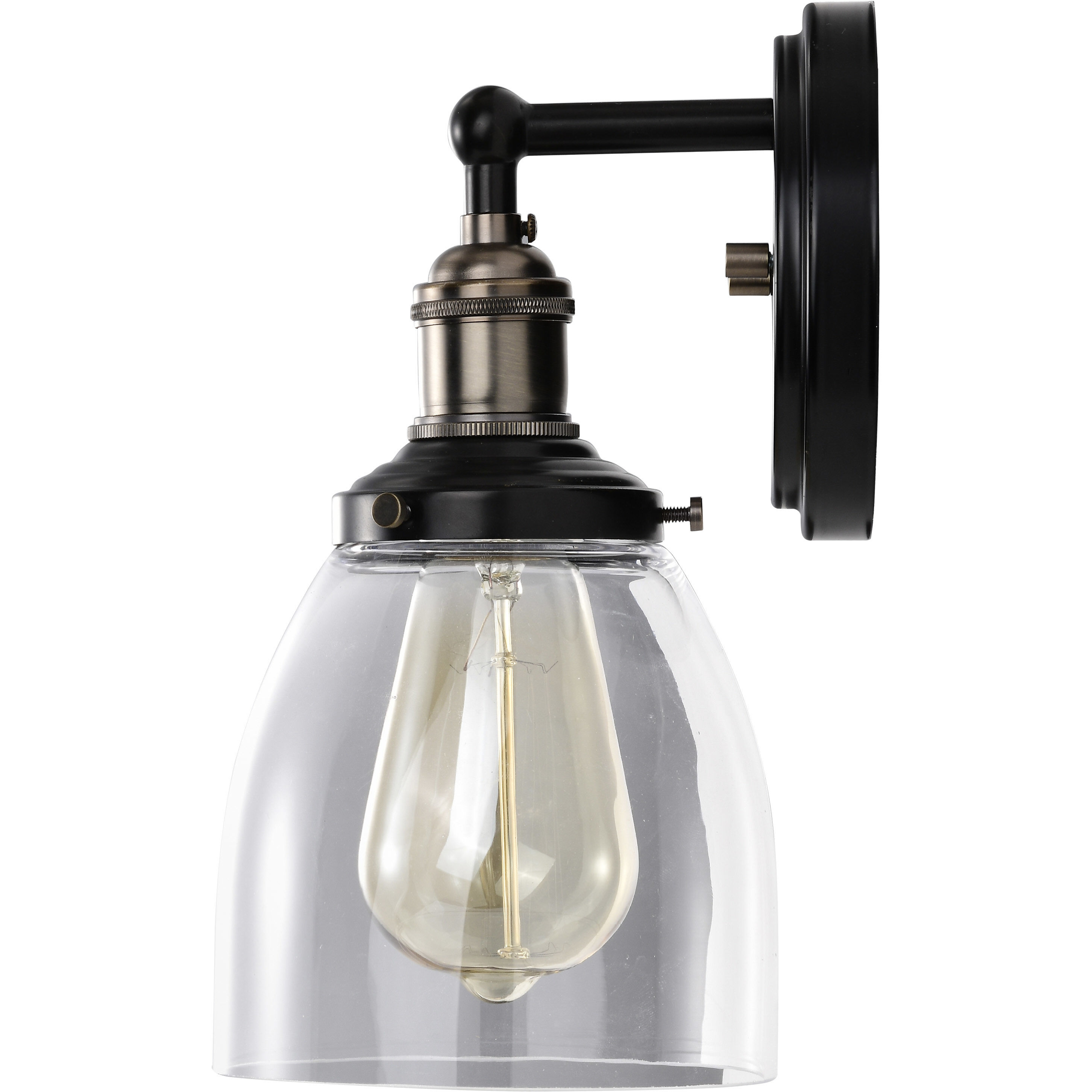 Vintage 1 Light 5 inch Rustic Bronze Wall Sconce Wall Light