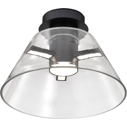 Edmond LED 13.63 inch Matte Black Semi Flush Mount Ceiling Light