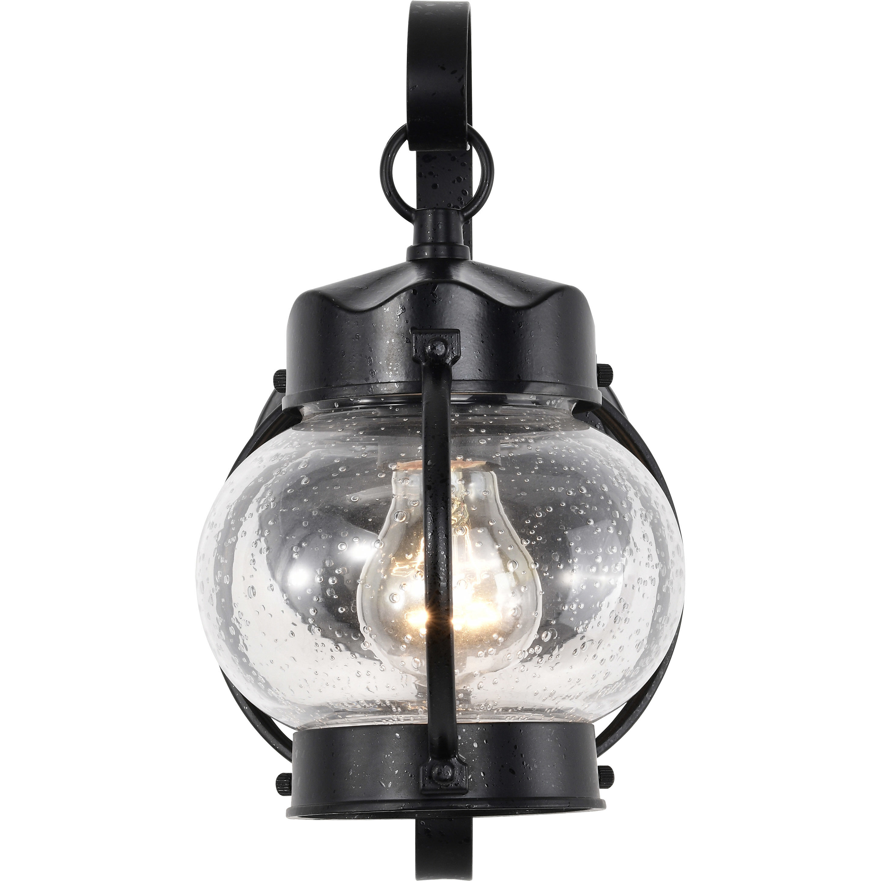 Brentwood 1 Light 11 inch Textured Black Outdoor Wall Lantern