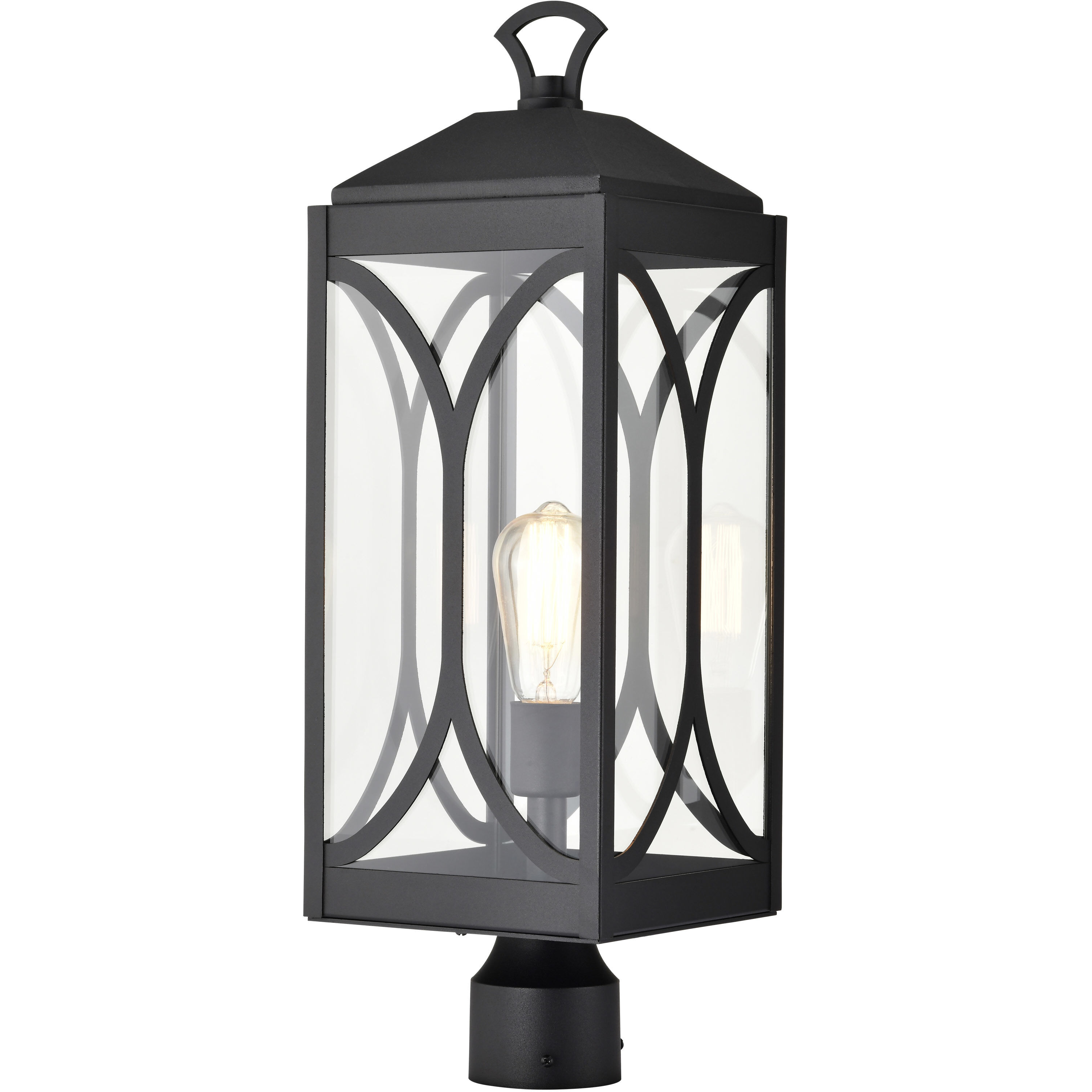 Oaklyn 1 Light 23.13 inch Matte Black Outdoor Post Light