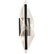 Geneva LED 6.75 inch Matte Black Vanity Light Wall Light