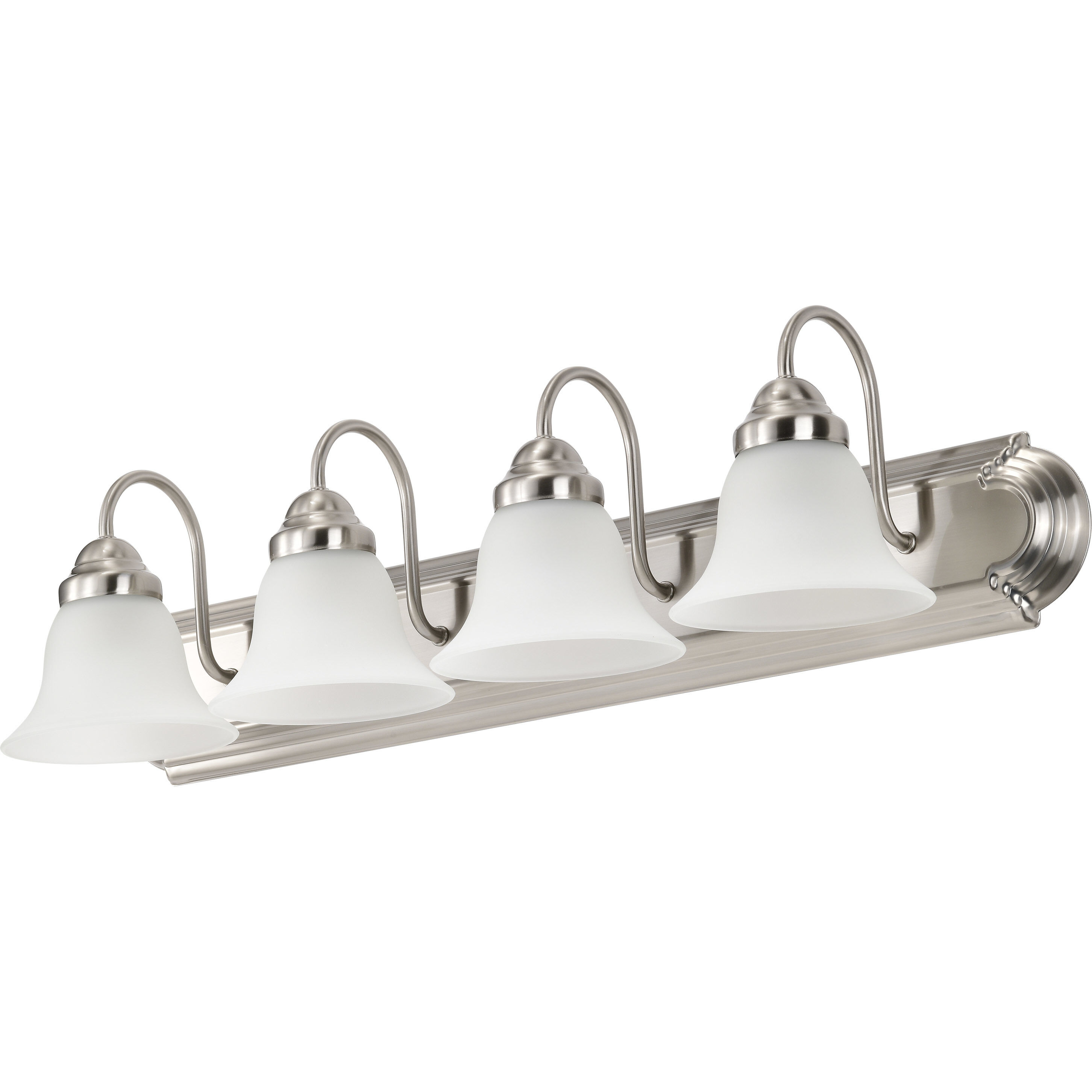Ballerina 4 Light 30 inch Brushed Nickel Vanity Light Wall Light