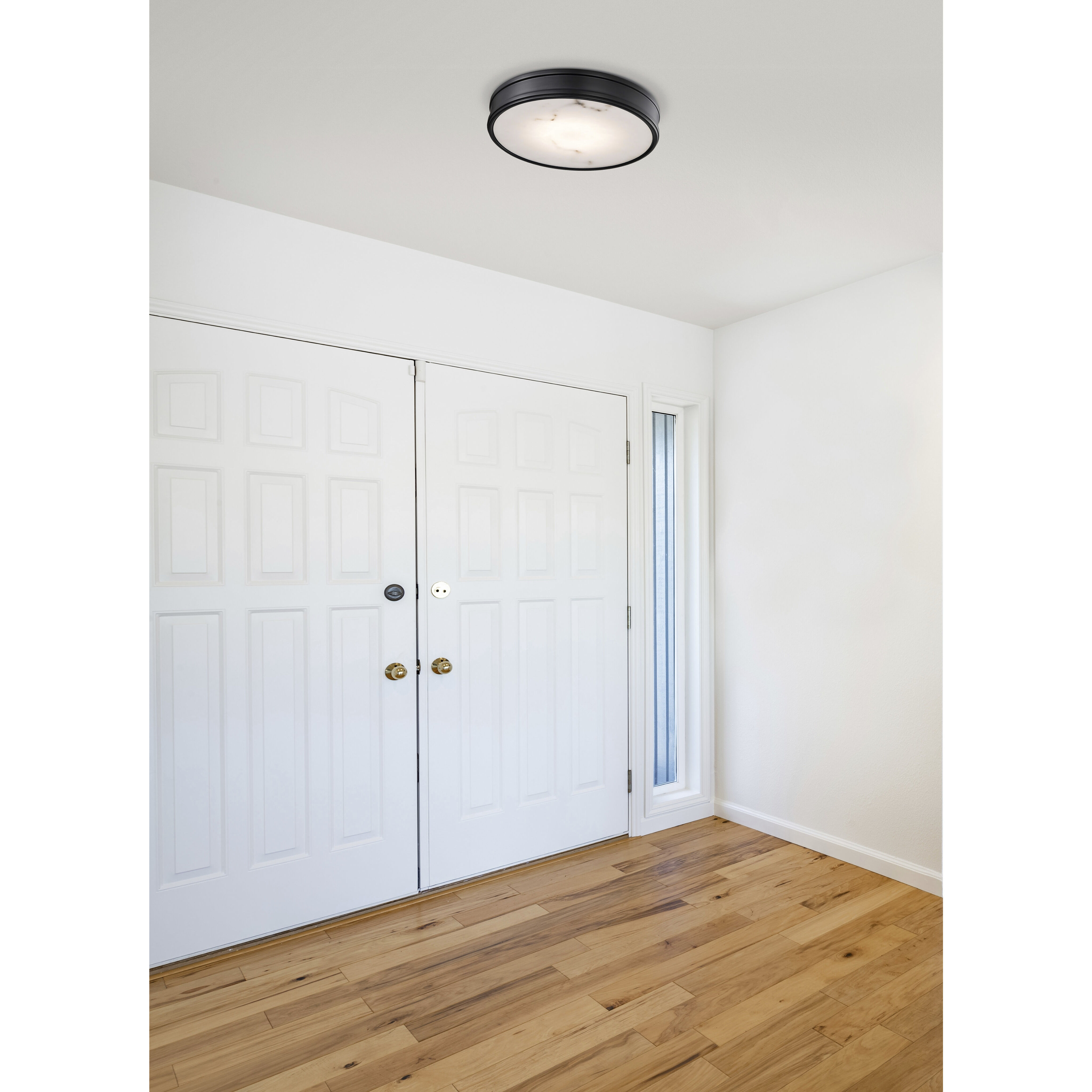 Kendall LED 14.25 inch Matte Black Flush Mount Ceiling Light