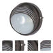 Brentwood 1 Light 8 inch Architectural Bronze Outdoor Bulk Head, Round Hood