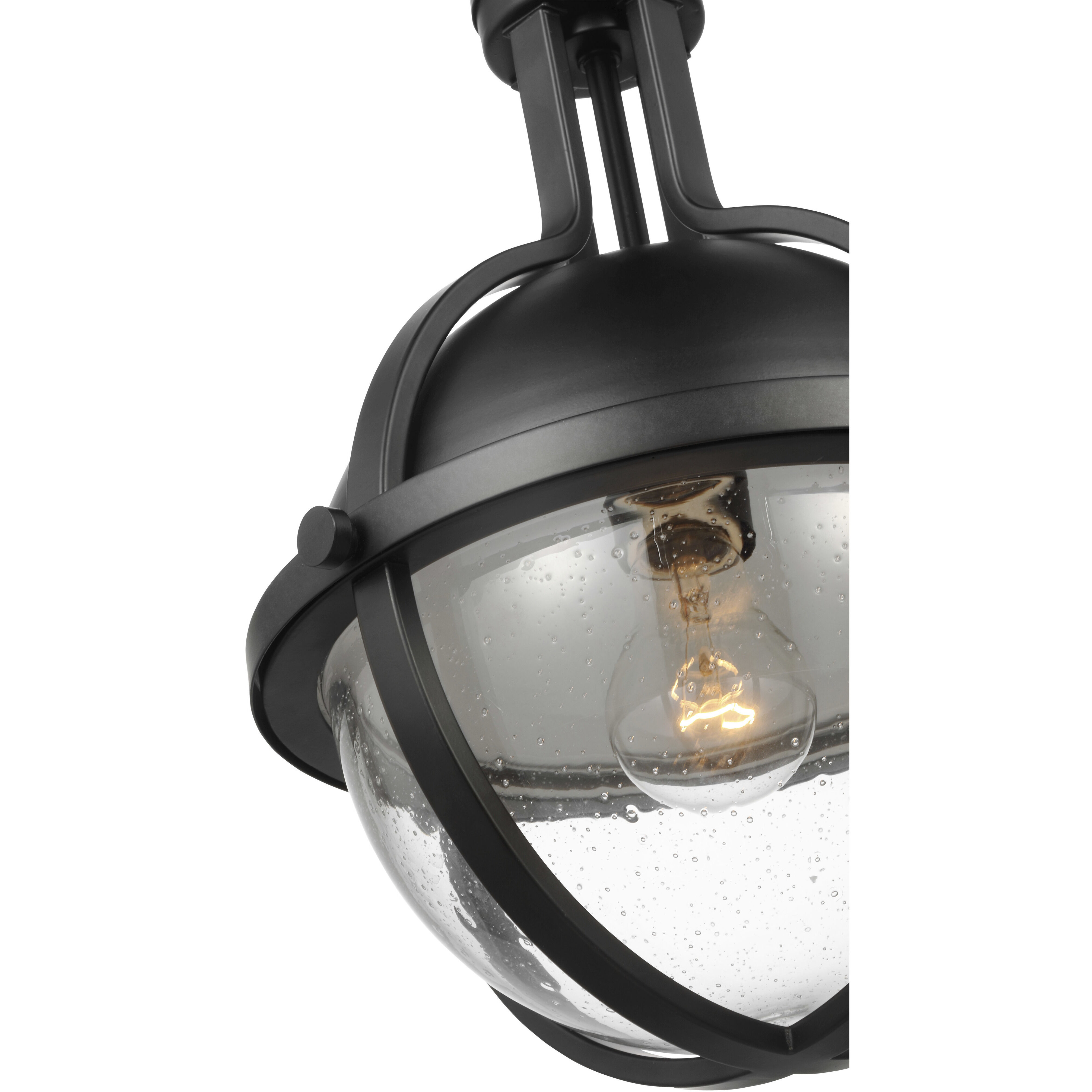 Lincoln 1 Light 11 inch Matte Black Pendant Ceiling Light