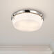 Rowen 4 Light 18.5 inch Brushed Nickel Flush Mount Ceiling Light