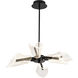 Sedona LED 28 inch Matte Black Chandelier Ceiling Light