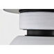 Collins 7.5 inch Matte Black Flush Mount Ceiling Light