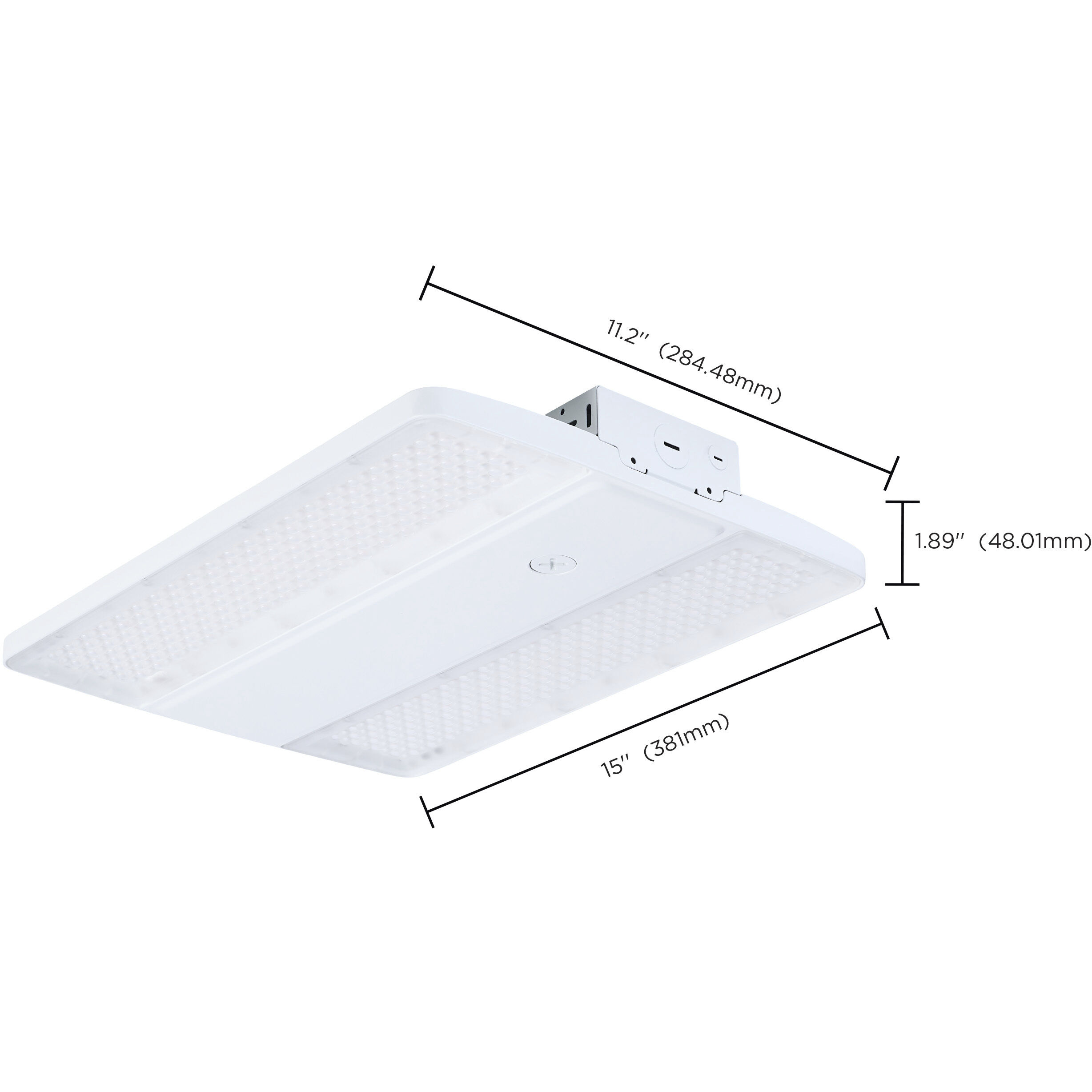 ColorQuick;PowerQuick LED 15 inch White Linear Ceiling Light