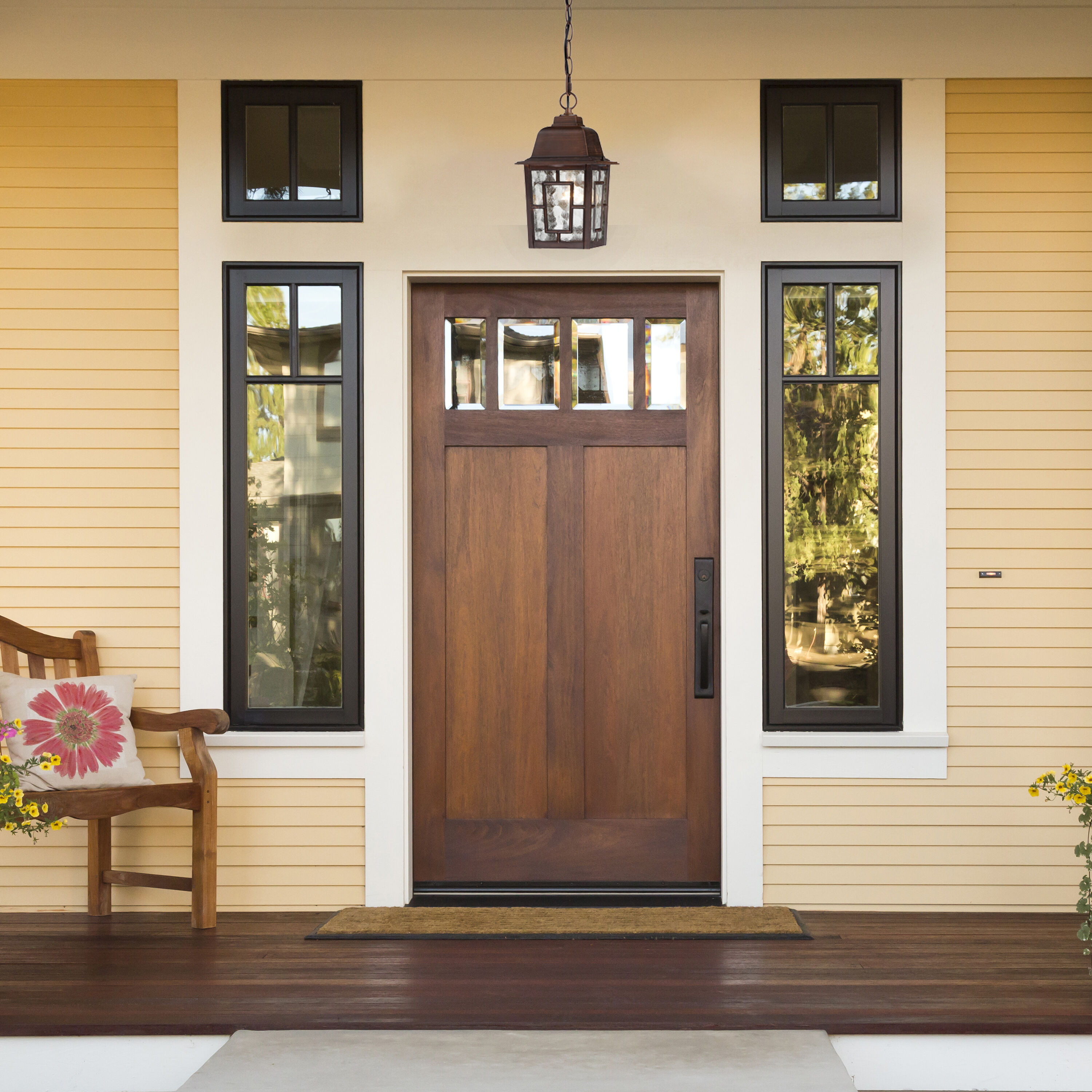 Banyan 1 Light 6 inch Rustic Bronze Outdoor Hanging Lantern