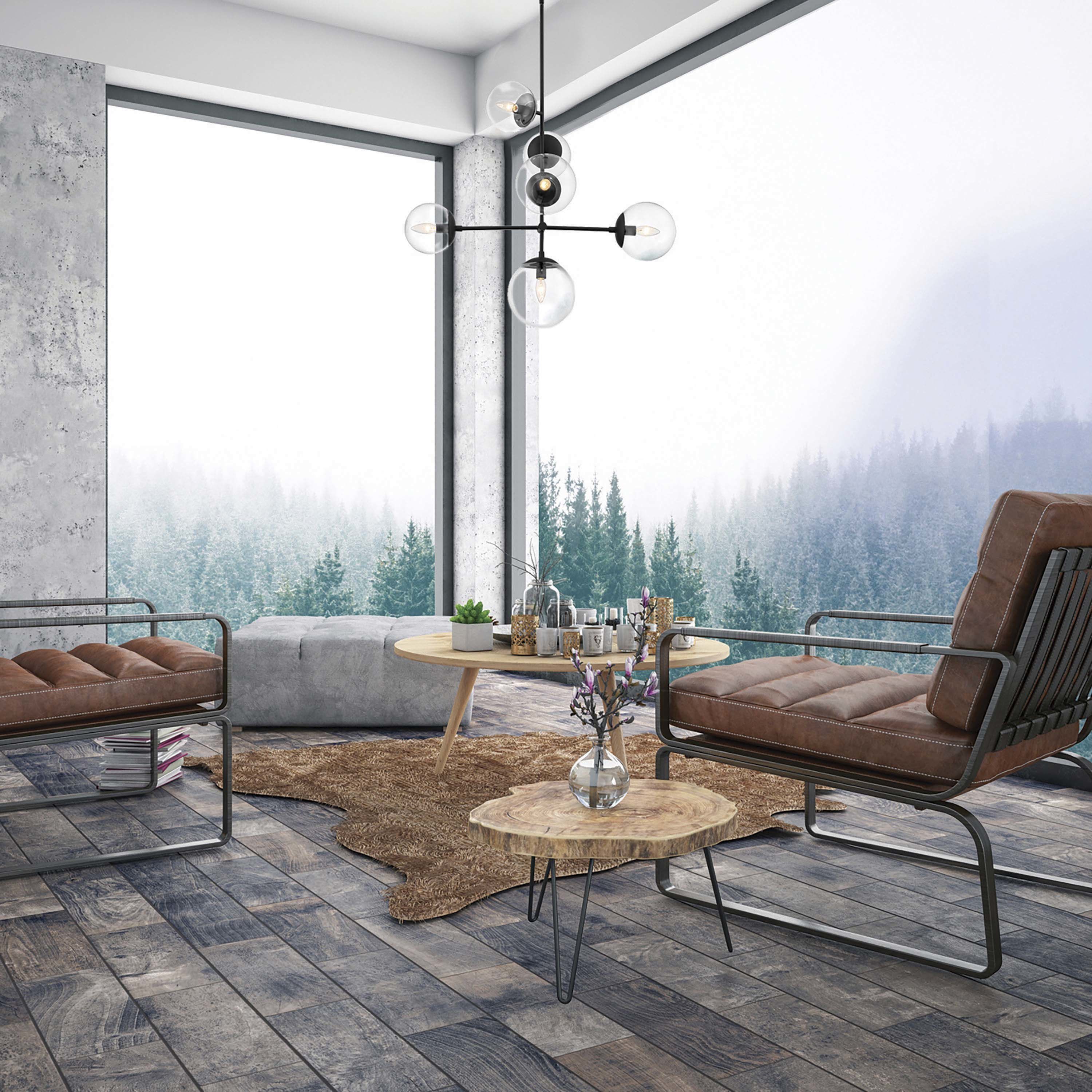 Sky 6 Light 16 inch Matte Black Pendant Ceiling Light