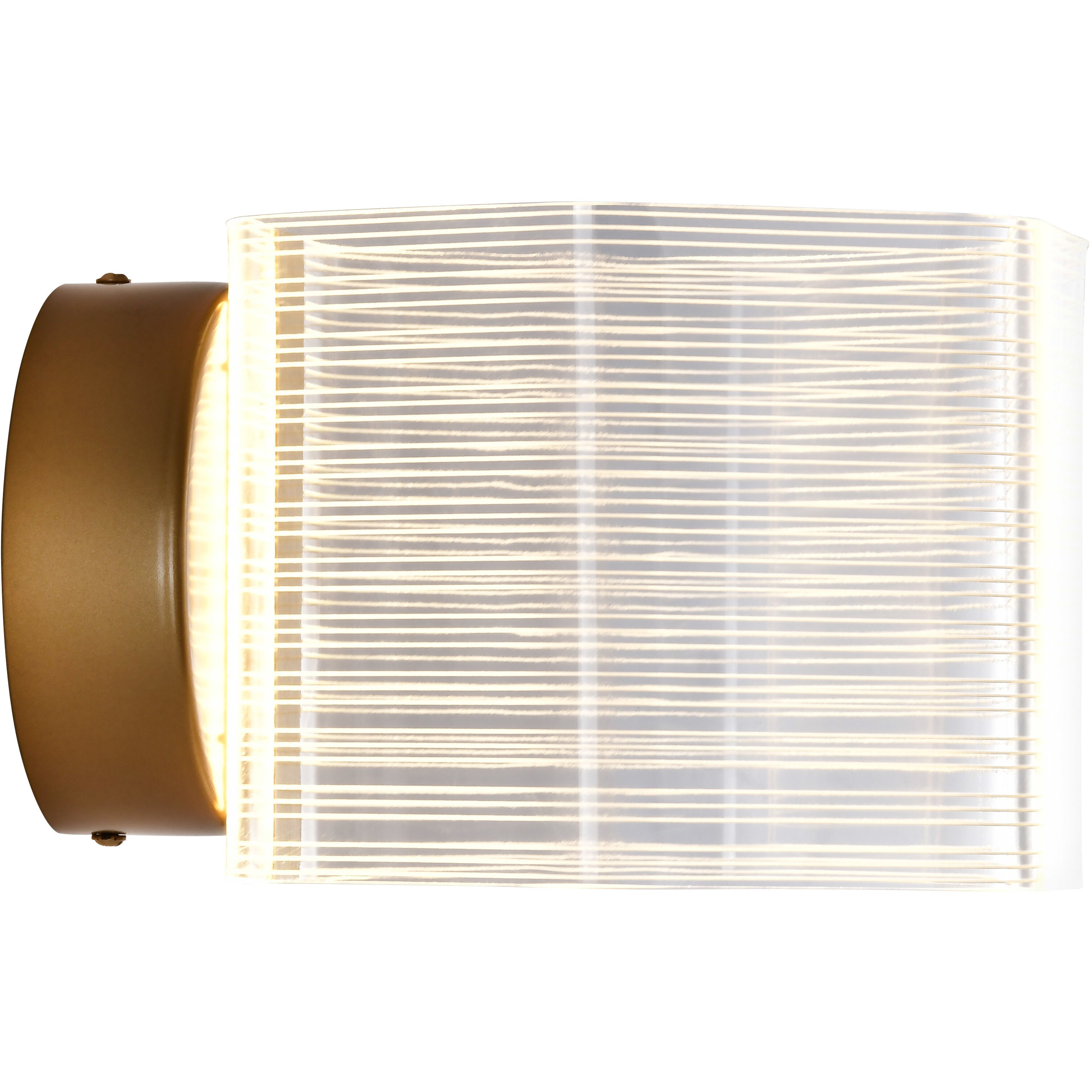 Kenzo LED 7.63 inch Polished Anodized Bronze Vanity Wall Light