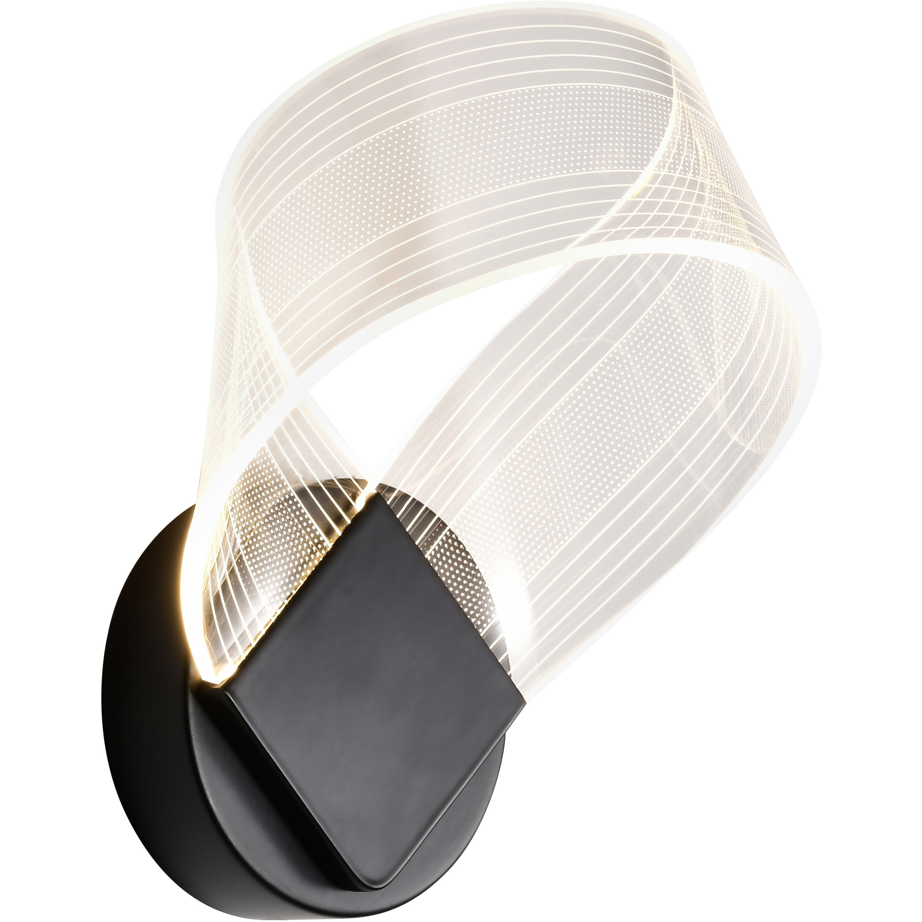 Barnett LED 7.5 inch Matte Black Vanity Light Wall Light