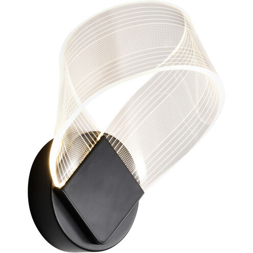 Barnett LED 7.5 inch Matte Black Vanity Light Wall Light