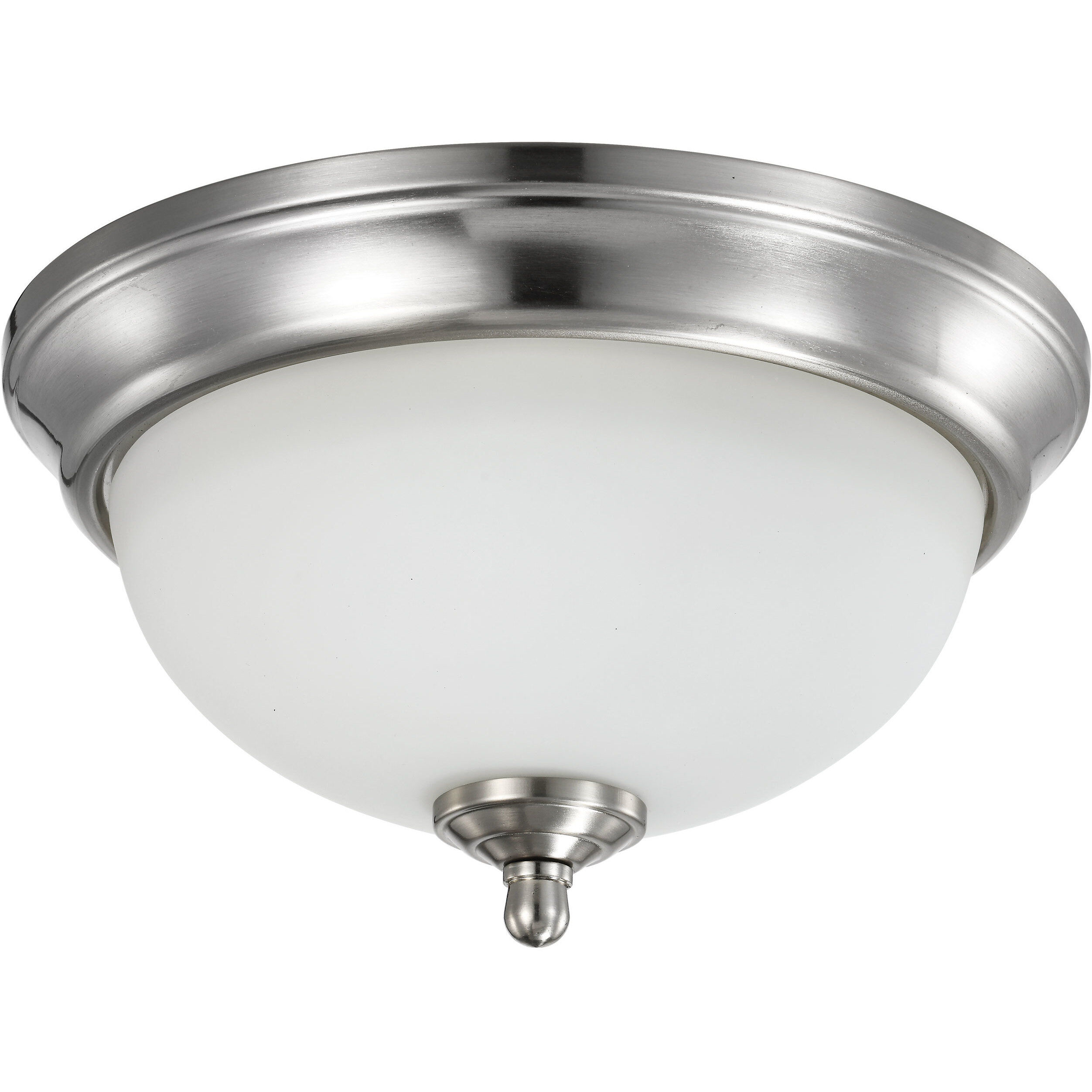 Brentwood LED 11 inch Brushed Nickel Flush Mount Ceiling Light