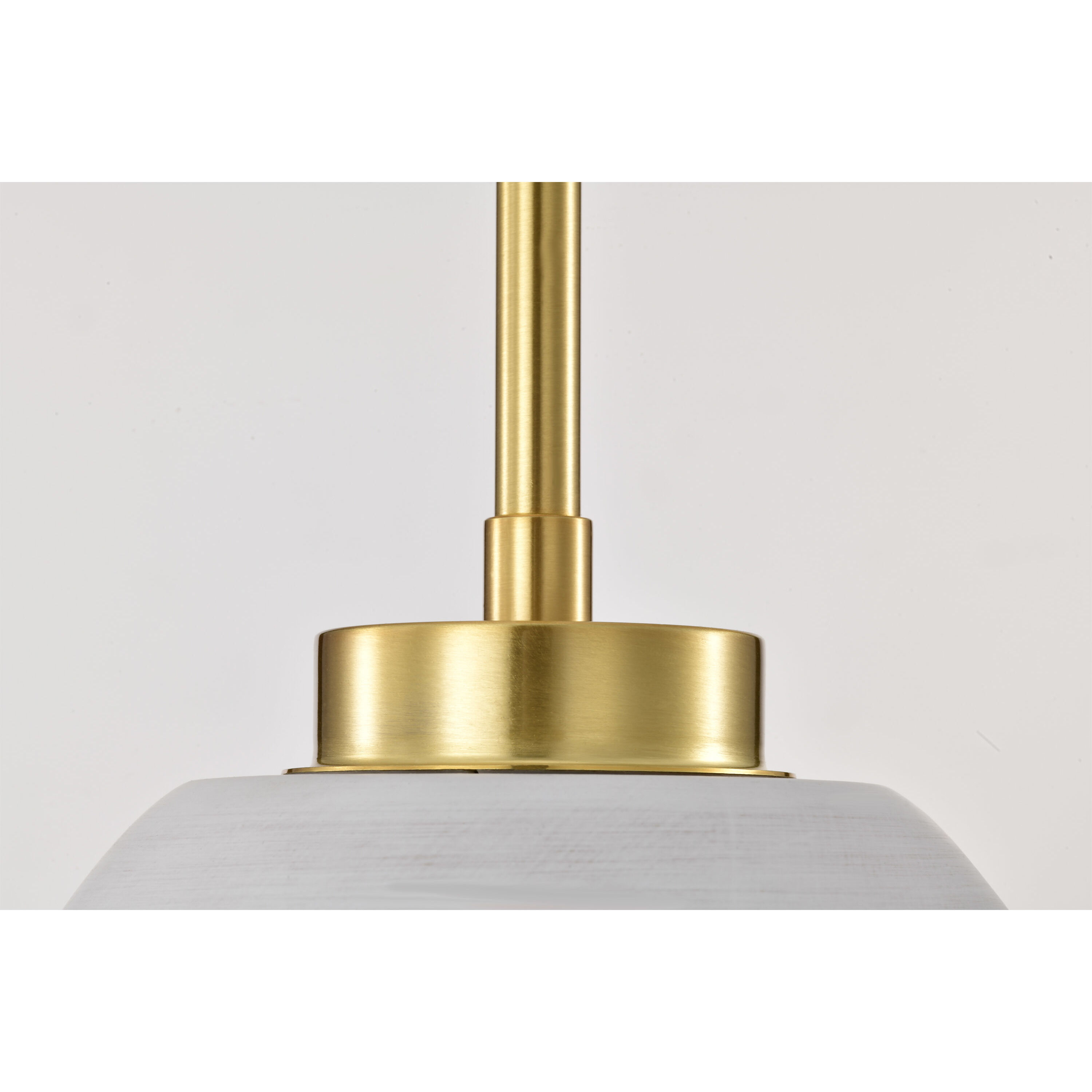 Collins 7.5 inch Brushed Brass Pendant Ceiling Light