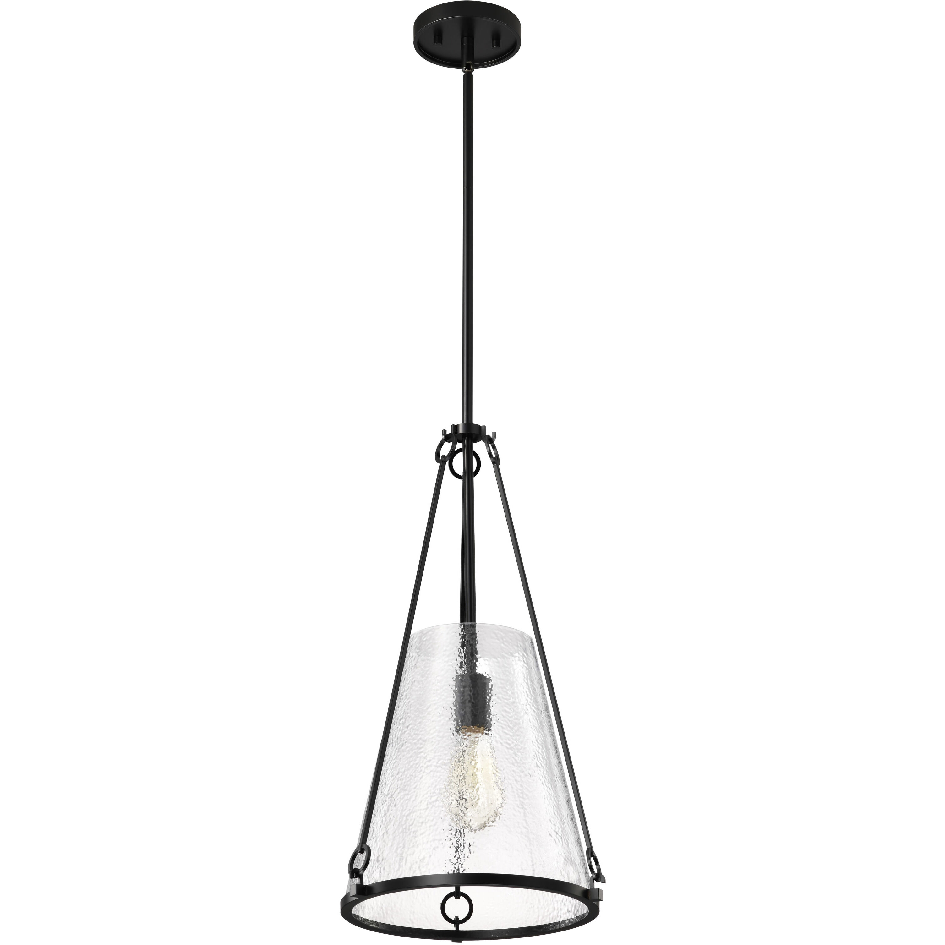 Valentine 12 inch Black Pendant Ceiling Light