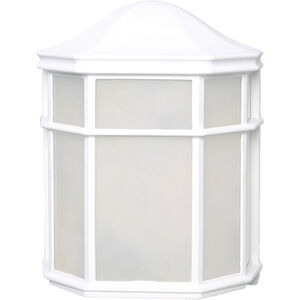 Brentwood LED 8 inch White Outdoor Caged Lantern