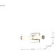 Bowman LED 12 inch Brushed Nickel Vanity Light Wall Light
