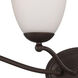 Patton 4 Light 28 inch Prairie Bronze Vanity Light Wall Light