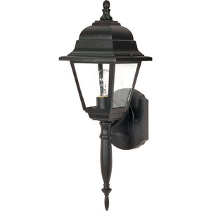 Briton 1 Light 18 inch Textured Black Outdoor Wall Lantern