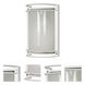 Brentwood 1 Light 10 inch Semi Gloss White Outdoor Bulk Head, Rectangle