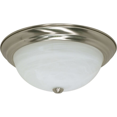 Brentwood 3 Light 15 inch Brushed Nickel Flush Mount Ceiling Light
