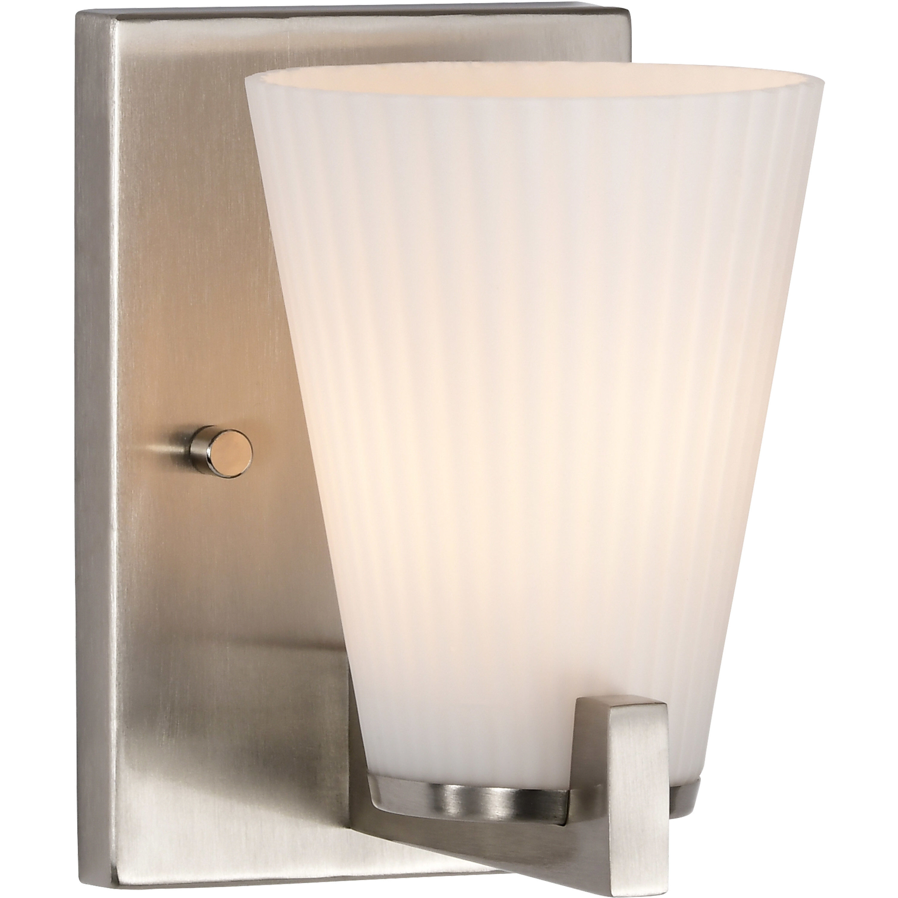 Royale 4.5 inch Brushed Nickel Vanity Wall Light