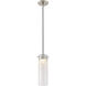 Pulse LED 3 inch Brushed Nickel Mini Pendant Ceiling Light