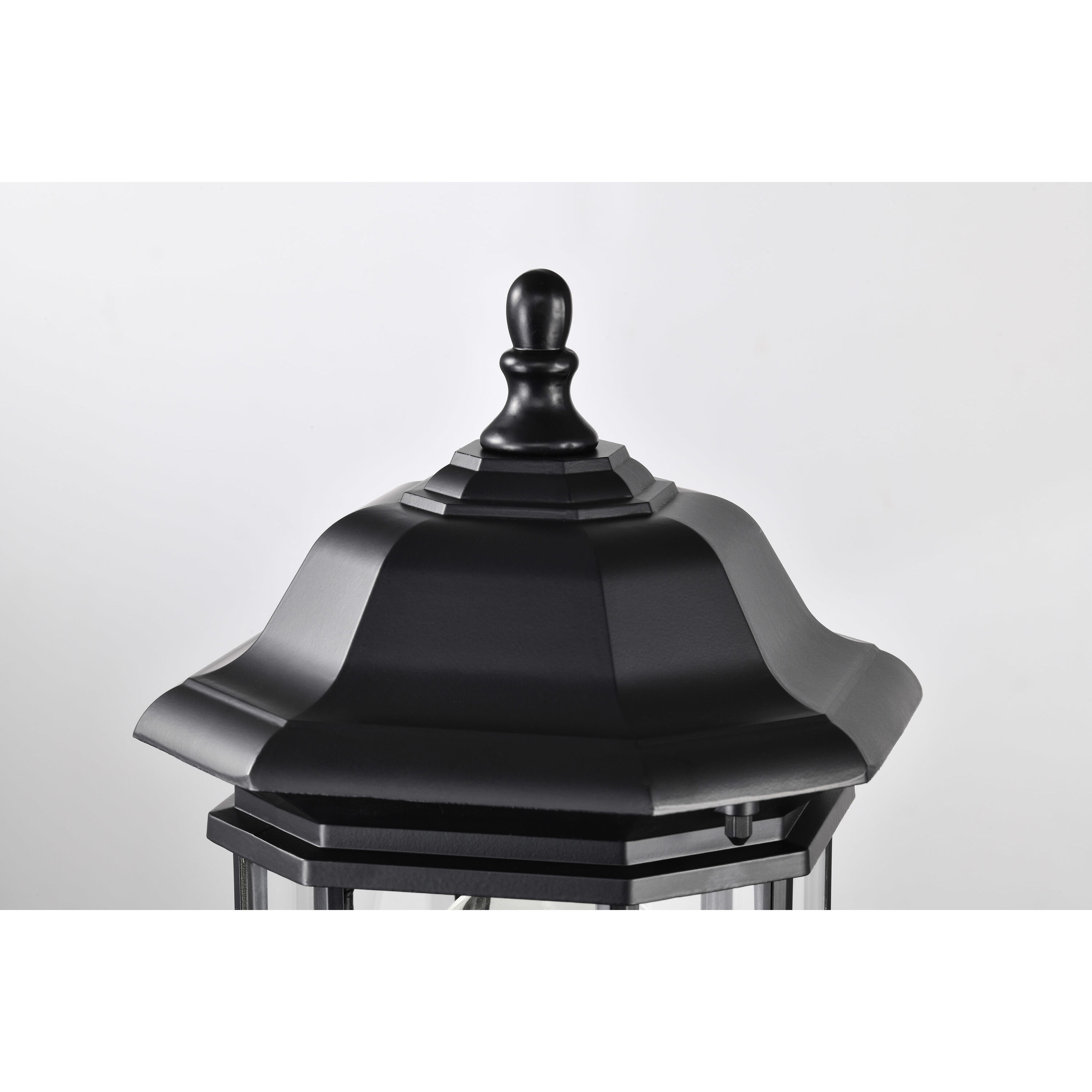Hopkins 19 inch Matte Black Post Lantern, Large