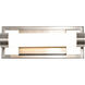 Canal LED 12 inch Brushed Nickel Bath Vanity Light Wall Light