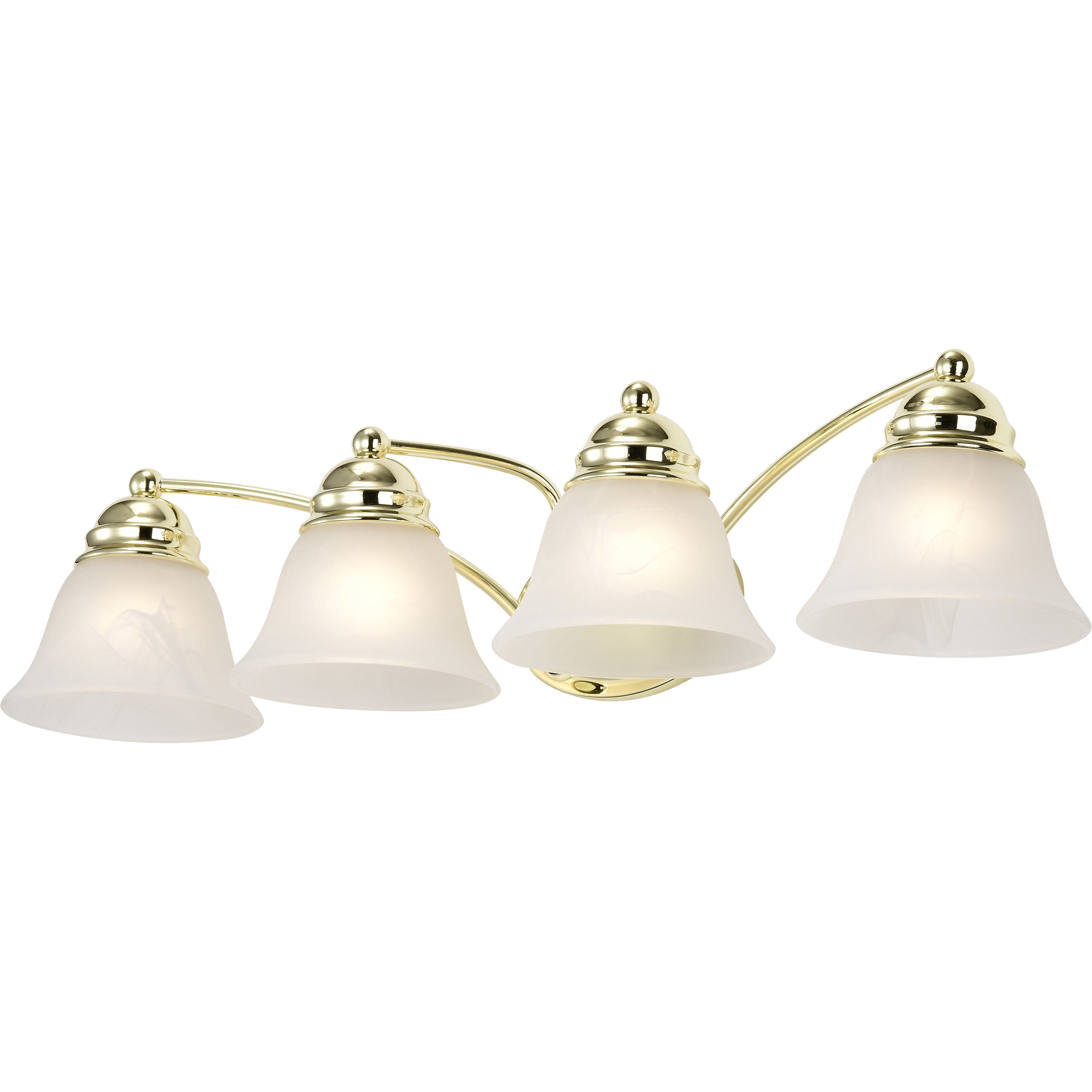 Empire 4 Light 29 inch Polished Brass Vanity Light Wall Light