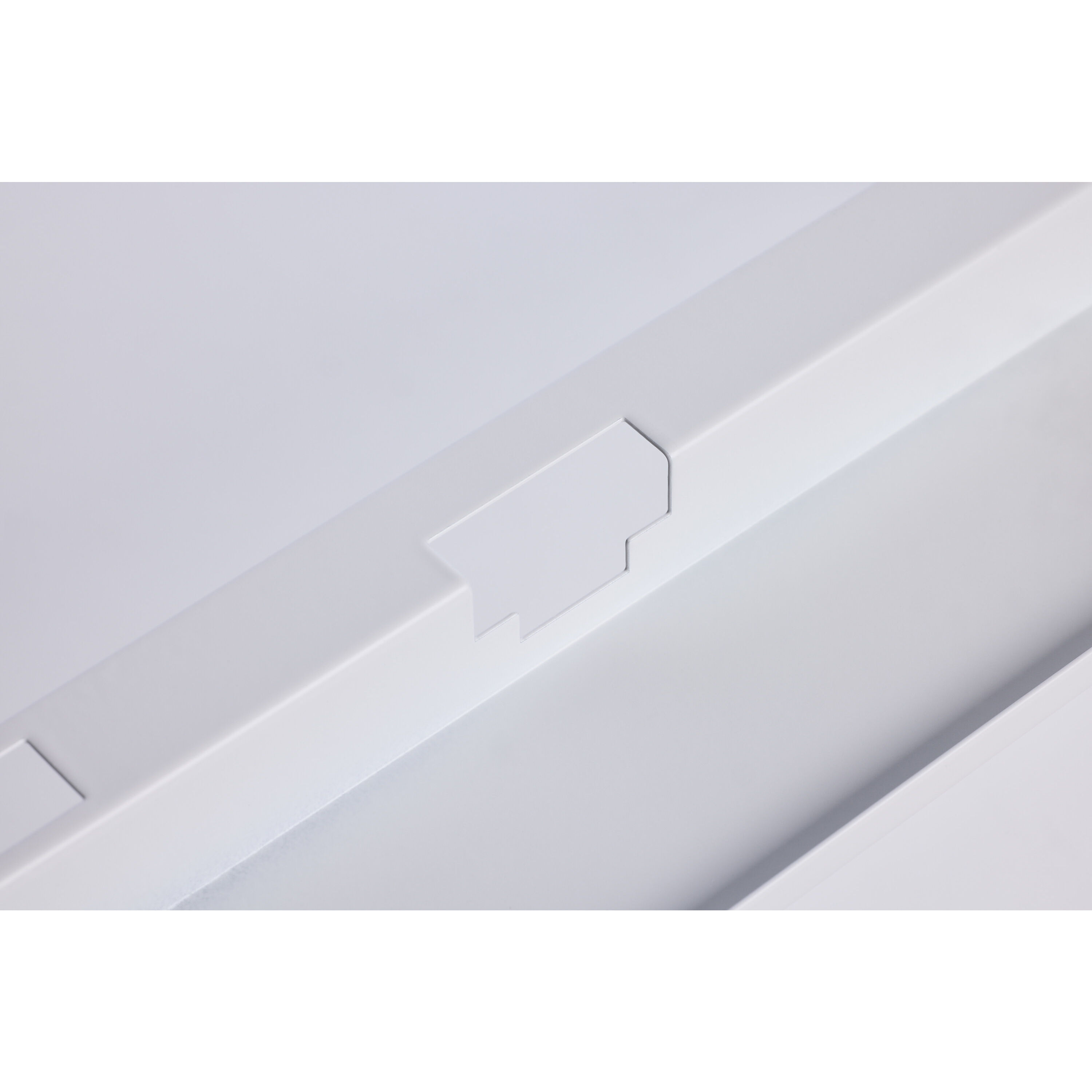 Brentwood LED 23.81 inch Matte White Flat Panel Ceiling Light, Backlit